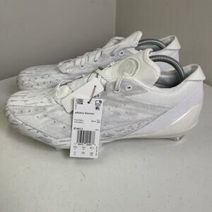 Adidas Mens Size 11 Football Cleats Low Adizero Electric IE4413 White Iridescent